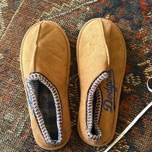 Brown Dodgers Men's Slippers